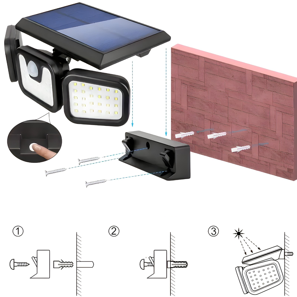 Trostrani solarni reflektor — montaža u 3 koraka