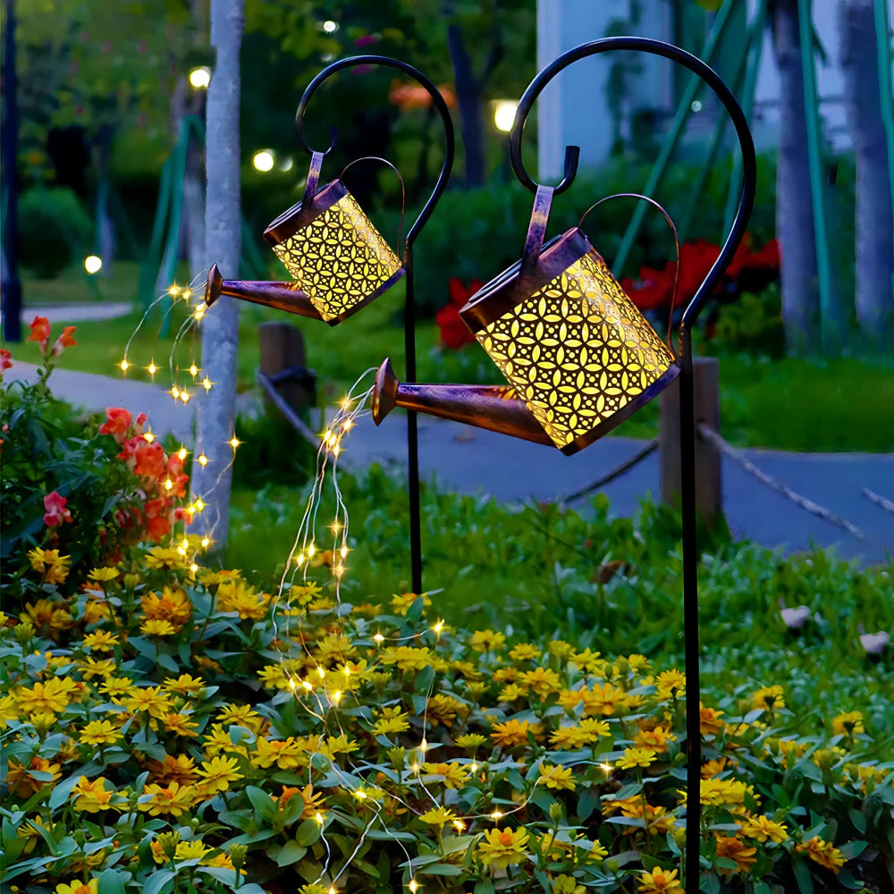 Solarna lampa — efekat svjetlećeg vodopada