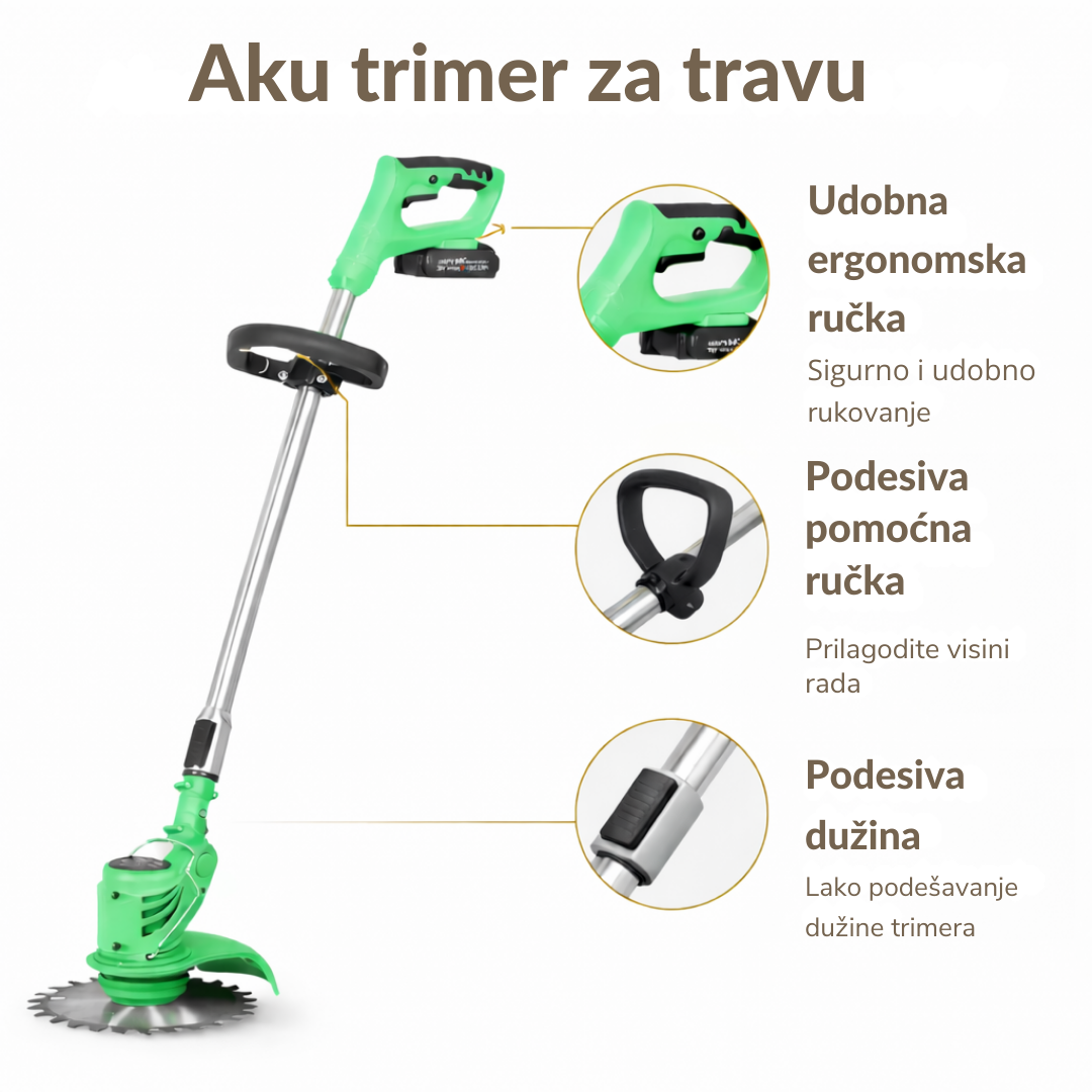 Aku trimer — sadržaj pakovanja