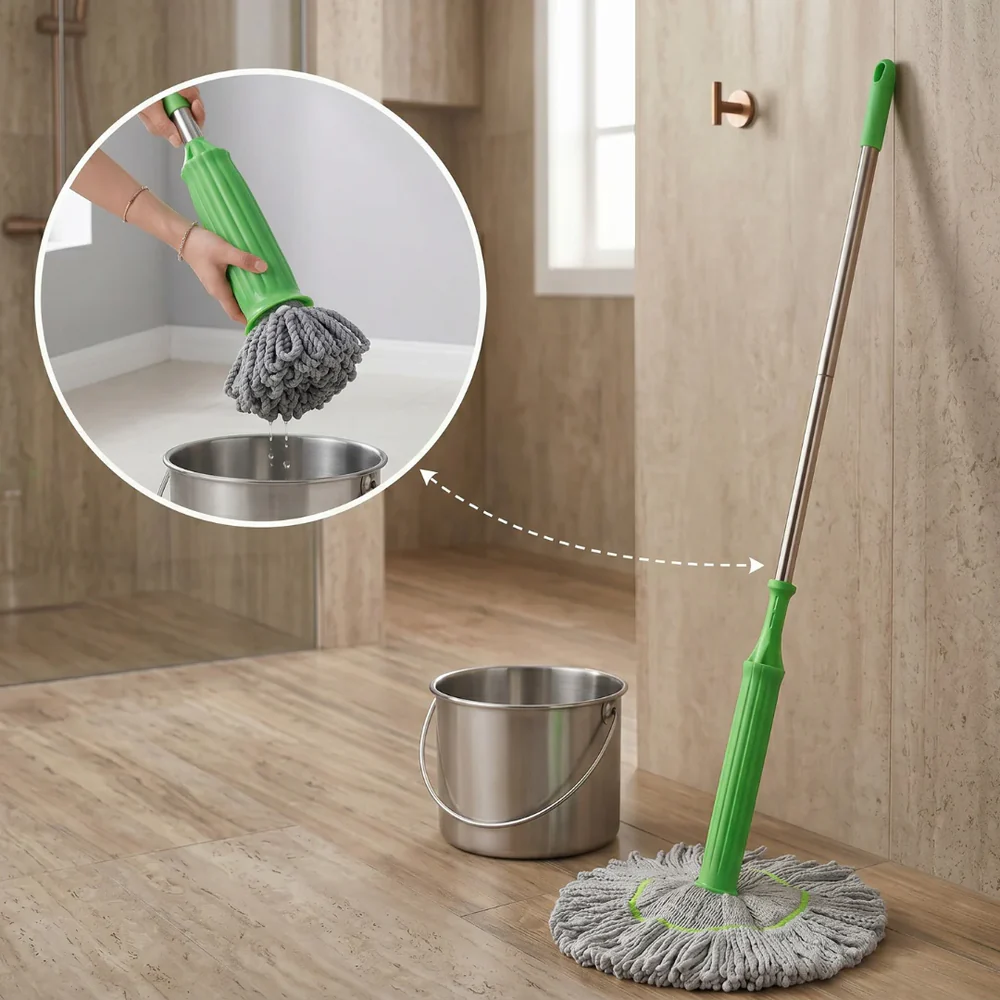 AquaClean mop u upotrebi na laminatu