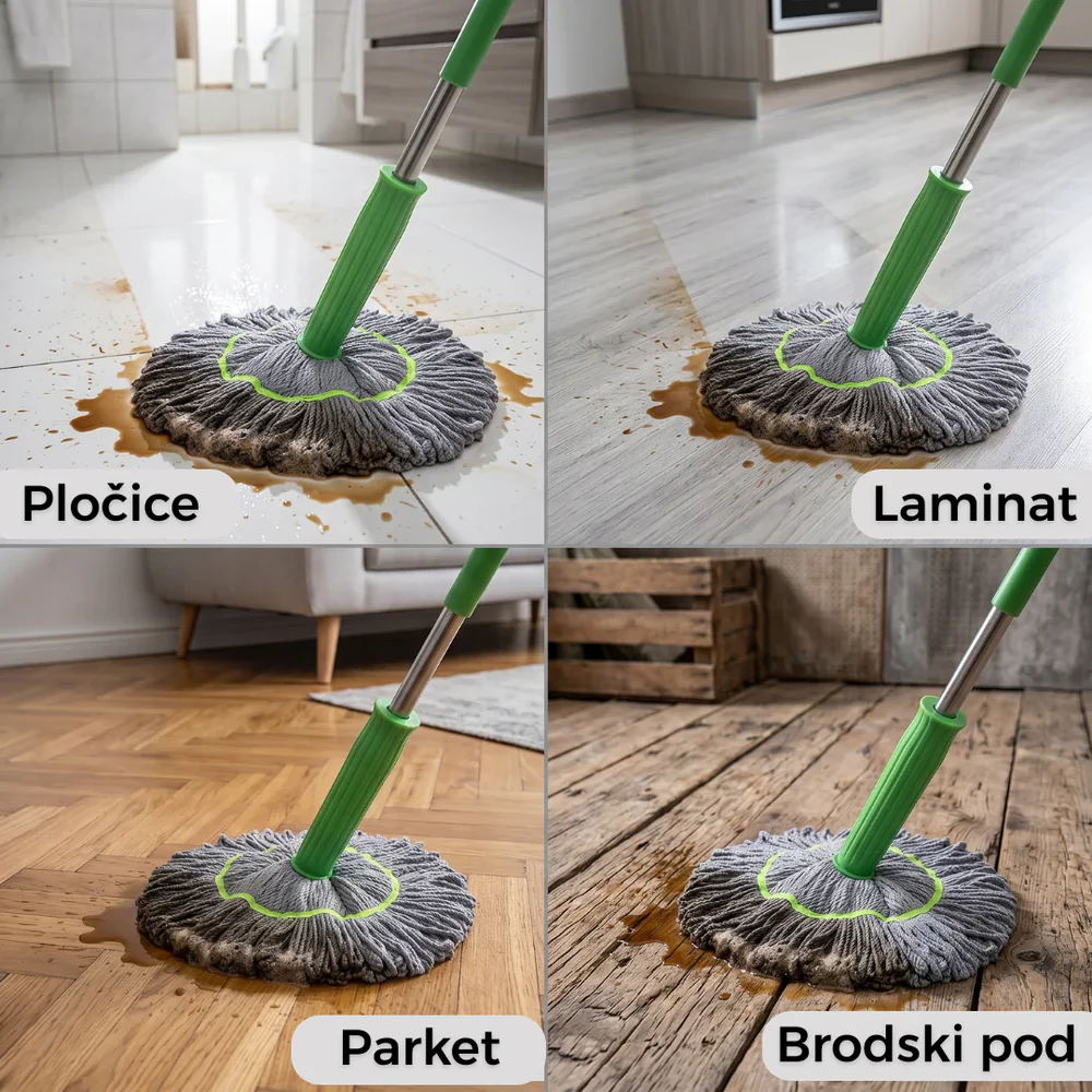 AquaClean mop sa centrifugom za cijeđenje