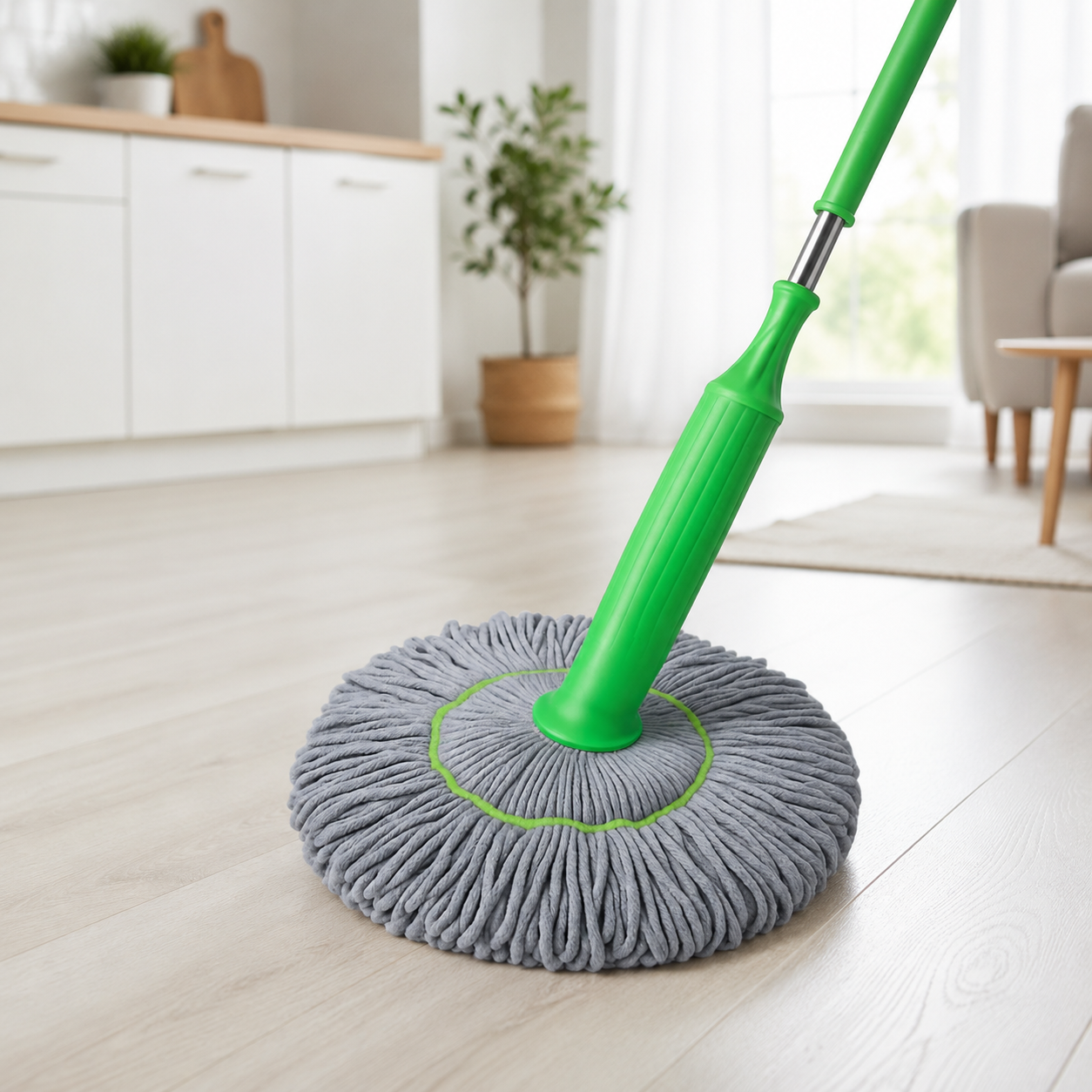 AquaClean rotirajući mop u modernom enterijeru